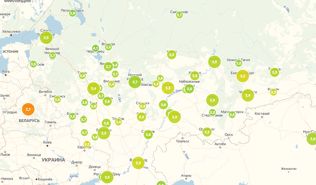 Уровень самоизоляции в Петербурге достиг 3,5 баллов