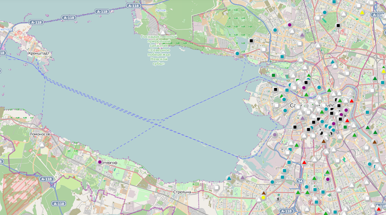 Кронштадт горячая вода. Санкт-Петербург Петергоф Кронштадт маршрут. Карта Санкт-Петербурга. Петергоф на карте Санкт-Петербурга. Кронштадт и Петергоф на карте Санкт-Петербурга.
