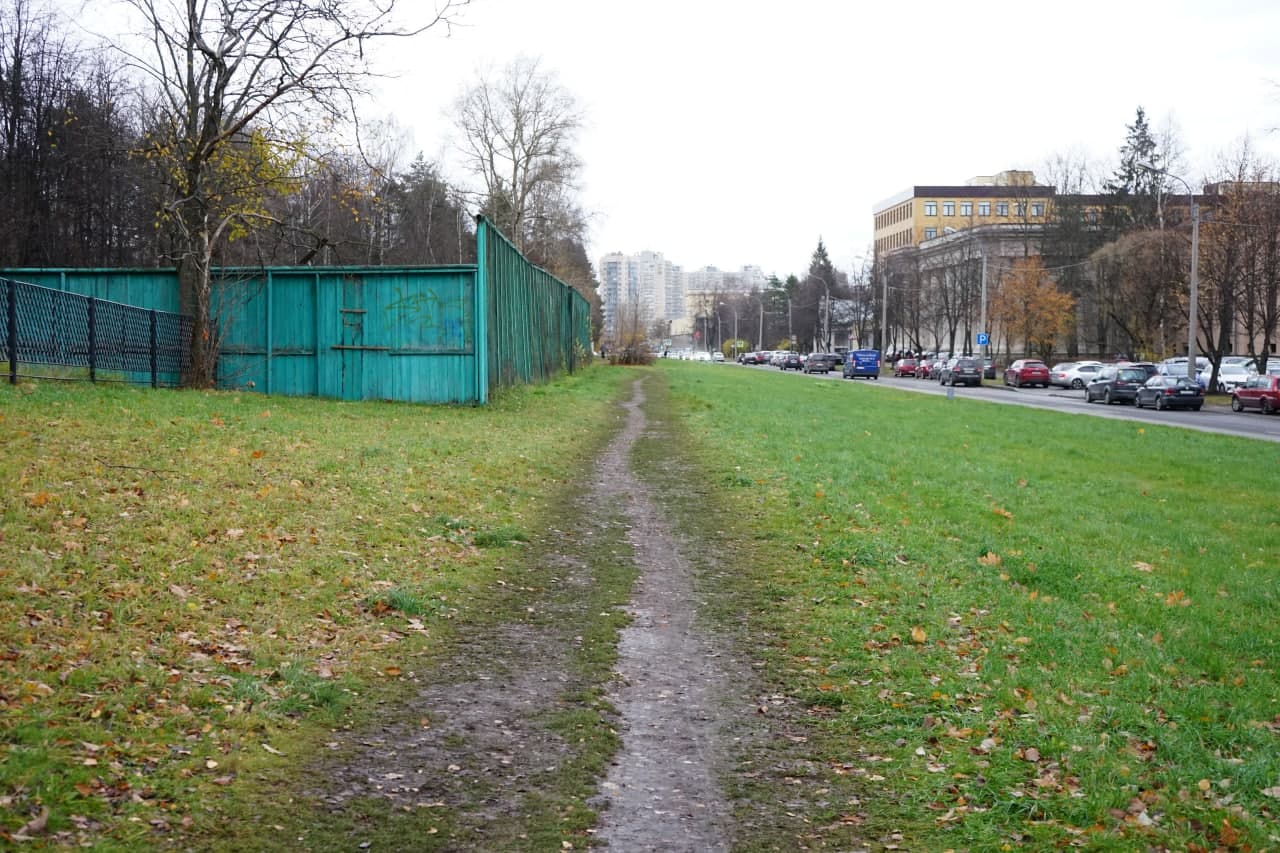 Активисты: закрытая калитка в парке Политеха создает опасную слепую зону