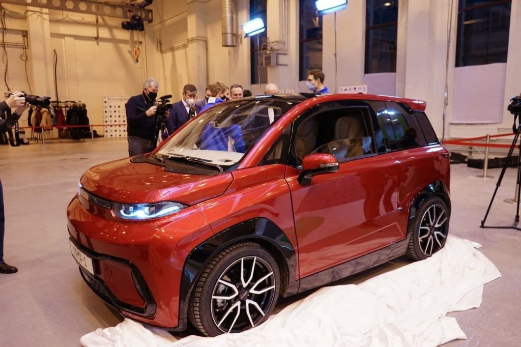 В Петербурге показали электромобиль «КАМА-1»: фоторепортаж Gazeta.SPb