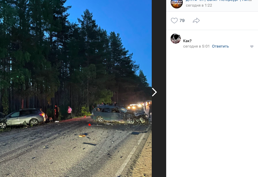 Подростки на скутере, смертельные наезд на пешехода и велосипедиста, лобовое ДТП на Приморском шоссе: аварии с летальным исходом в Петербурге и Ленобласти