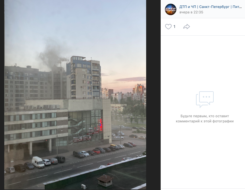 «Пожарные неслись со всех сторон»: на Кораблестроителей загорелся ресторан в многоэтажке