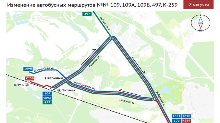 Карта ленинградская область песочный карта