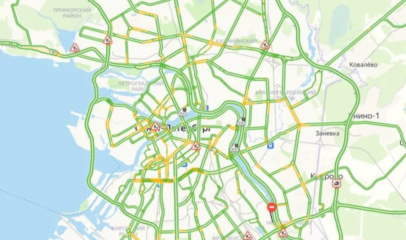 Карта дорог петербурга. Пробки на дорогах в с ПНА КАД. Пробки по городу СПБ на карте. Пробки Санкт-Петербург сейчас на карте. Пробки в Петроградском районе СПБ.