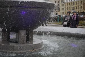 Площадь у Российской национальной библиотеки открылась после реконструкции: фоторепортаж Gazeta.SPb