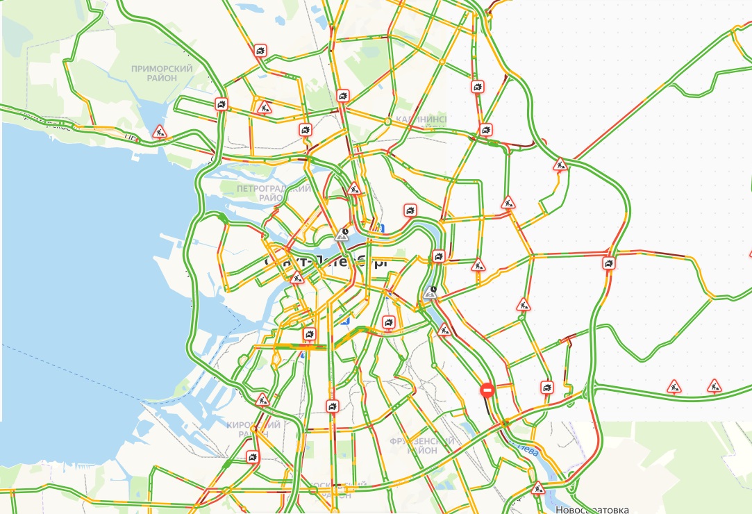 Карта автодорог петербурга. Яндекс карты Санкт-Петербурга транспорт. Пробки Петроградский район. Пробки 7 баллов. Пробка на Петроградке.