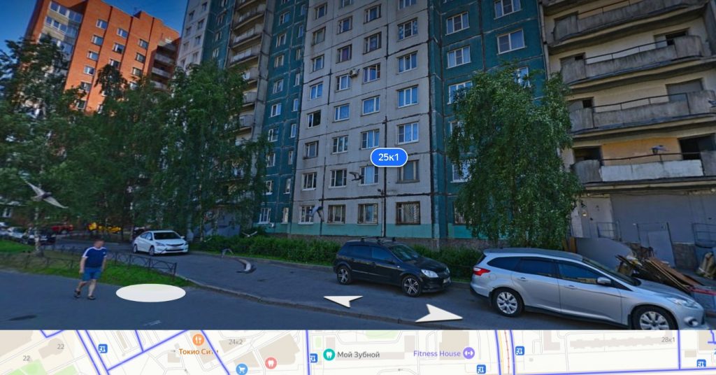 На проспекте Косыгина мужчина с ножевым, спасаясь от злоумышленников, по дереву слез с пятого этажа