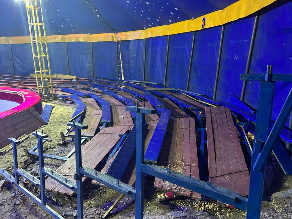 Бастрыкин ждет доклад об обрушении трибун в цирке-шапито в Ленобласти