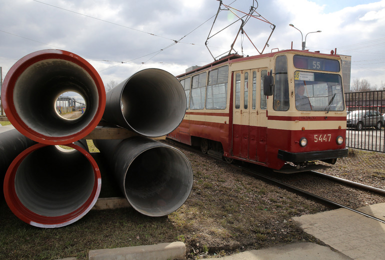 Завершение строительства трамвайной линии «Славянка» перенесли на 2026 год