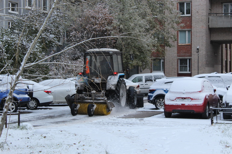 В Петербурге уборку снега начнут контролировать с помощью онлайн-системы