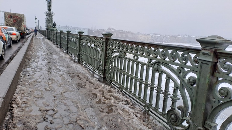 Мокрый снег и плюсовая температура ожидают петербуржцев в ближайшие дни