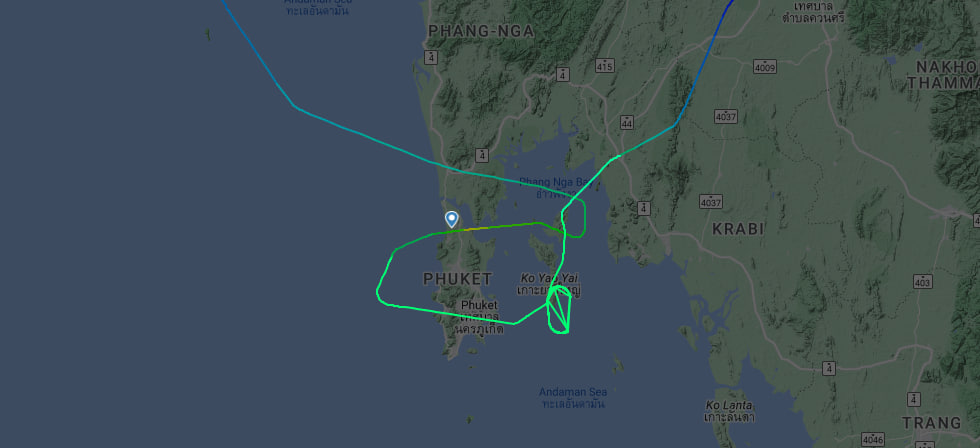 Рейс «Аэрофлота» в Пхукет перенаправили в Бангкок из-за грозы