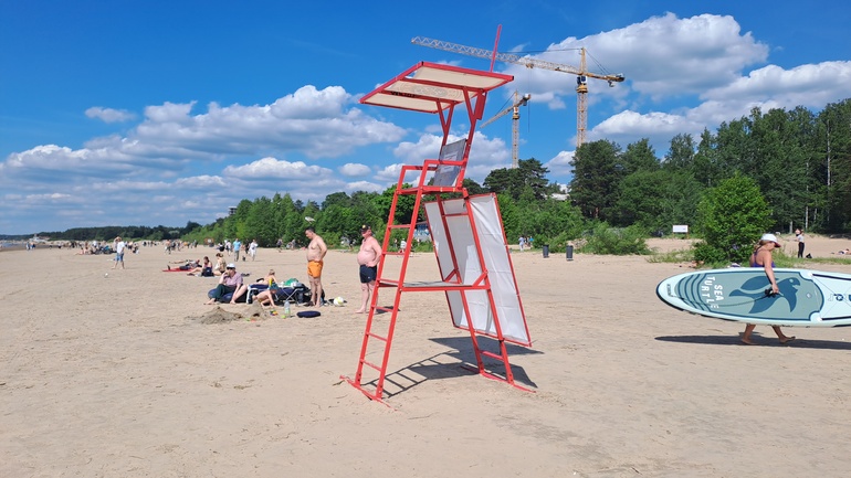 Назван единственный пляж в Петербурге, где можно купаться