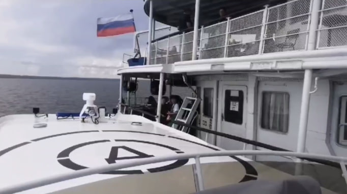 Часть пассажиров эвакуировали с теплохода «К. А. Тимирязев» в Ладожском озере