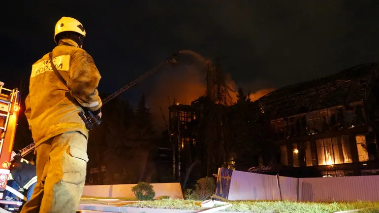 При пожаре в Московском районе пострадал один и 15 человек эвакуировали