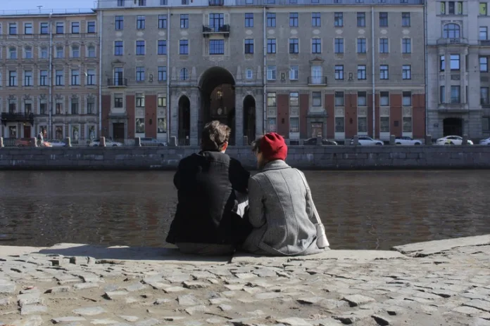 весна спуск к фонтанке