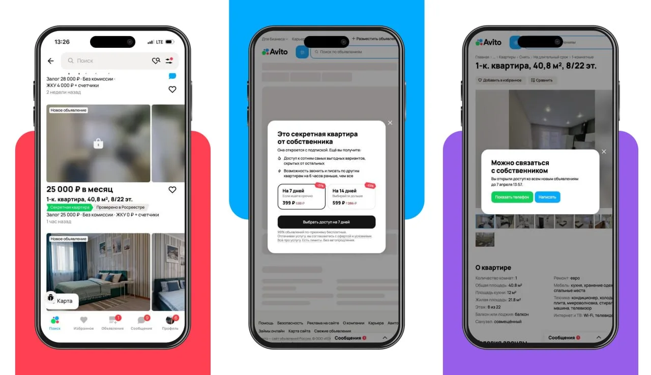 Снять без комиссии и первыми: в долгосрочной аренде Авито Недвижимости
